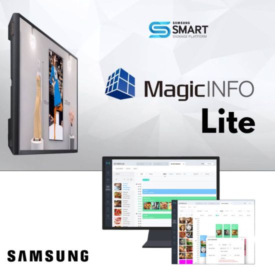 logiciel de création de contenu Samsung - MagicInfo