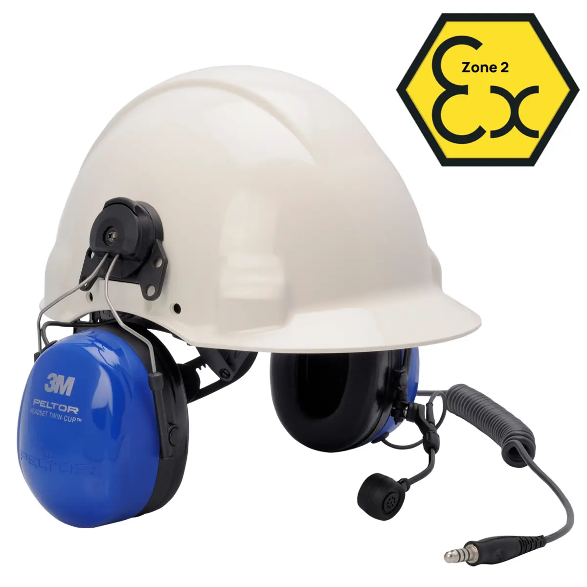 3M Peltor Twin Cup Atex - Pour casque de chantier 3M Peltor- MT72H540P3E-50 