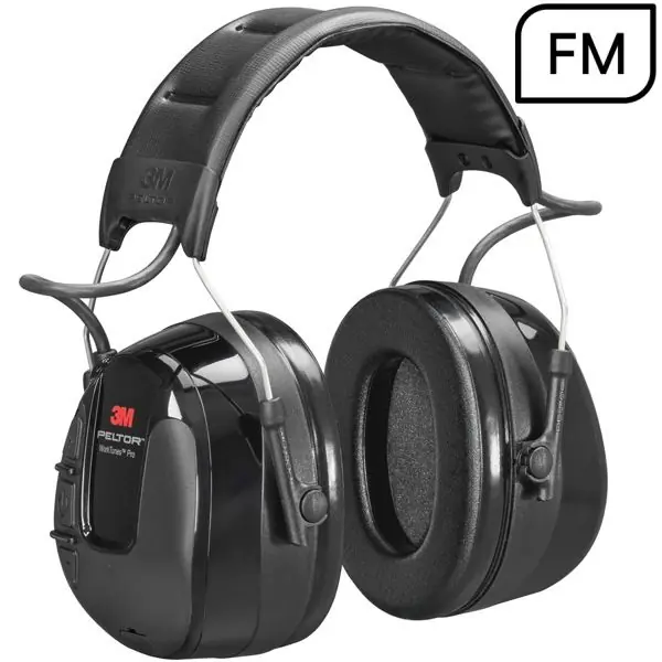 Peltor WorkTunes Pro FM Radio - casque anti bruit travaux pour artisan