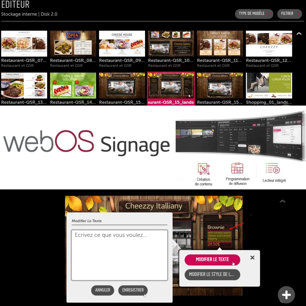 LG WebOS-signalering