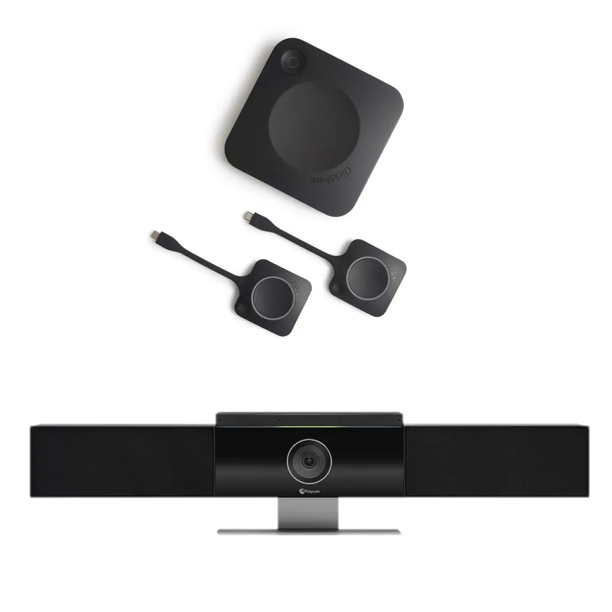 Kit Poly video conference Studio USB en Barco ClickShare CX-30