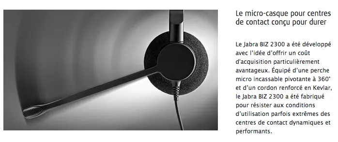 Jabra Biz 2300 QD Duo