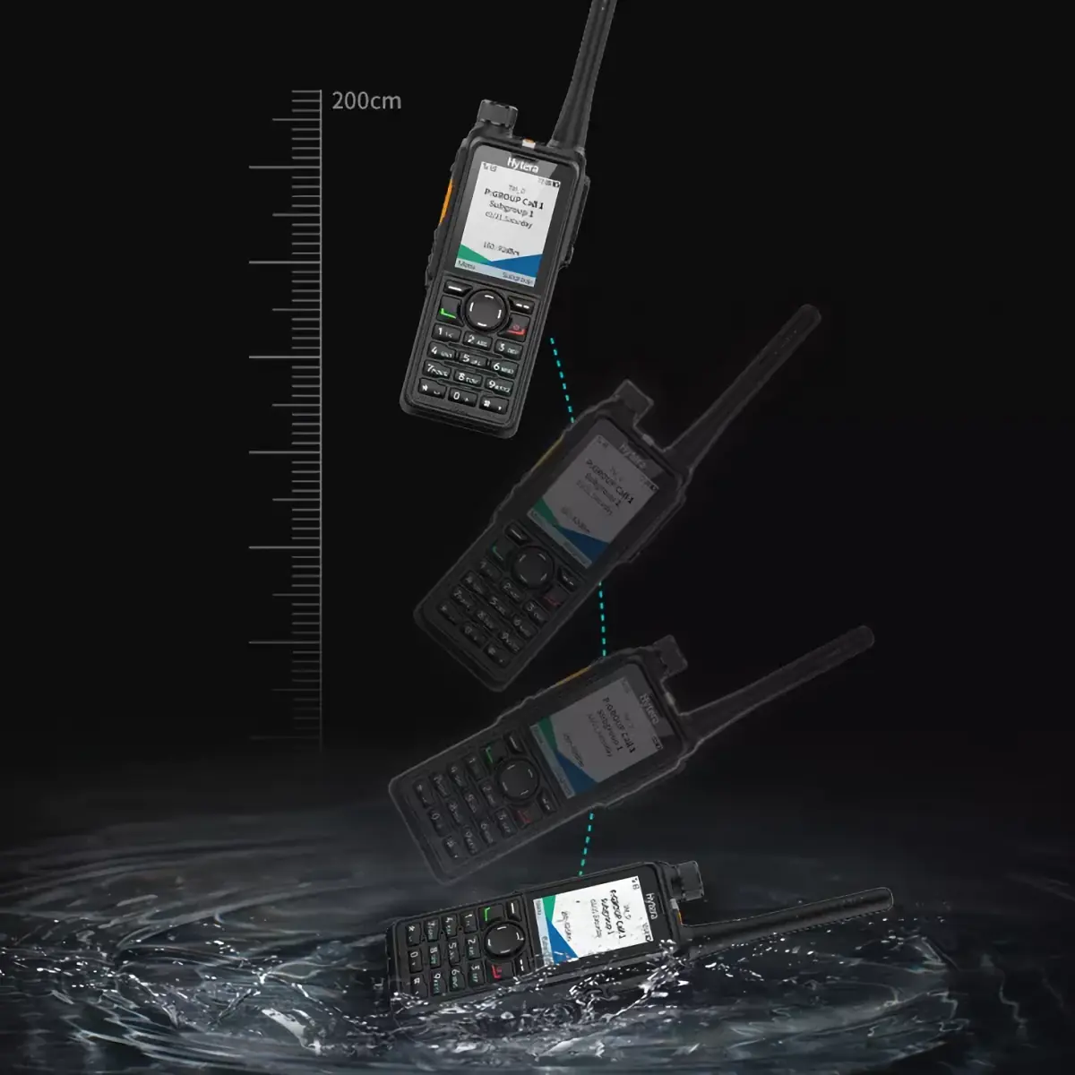 Gamme talkie walkies hytera