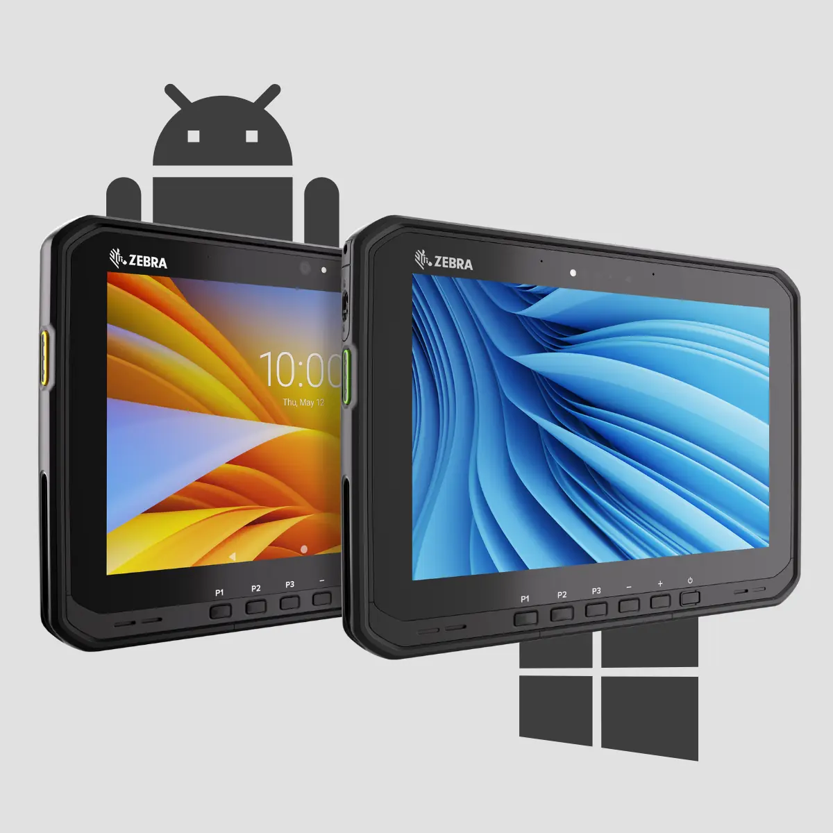 ZEBRA ET60/65 Tablettes durcies chariot Windows ou Android