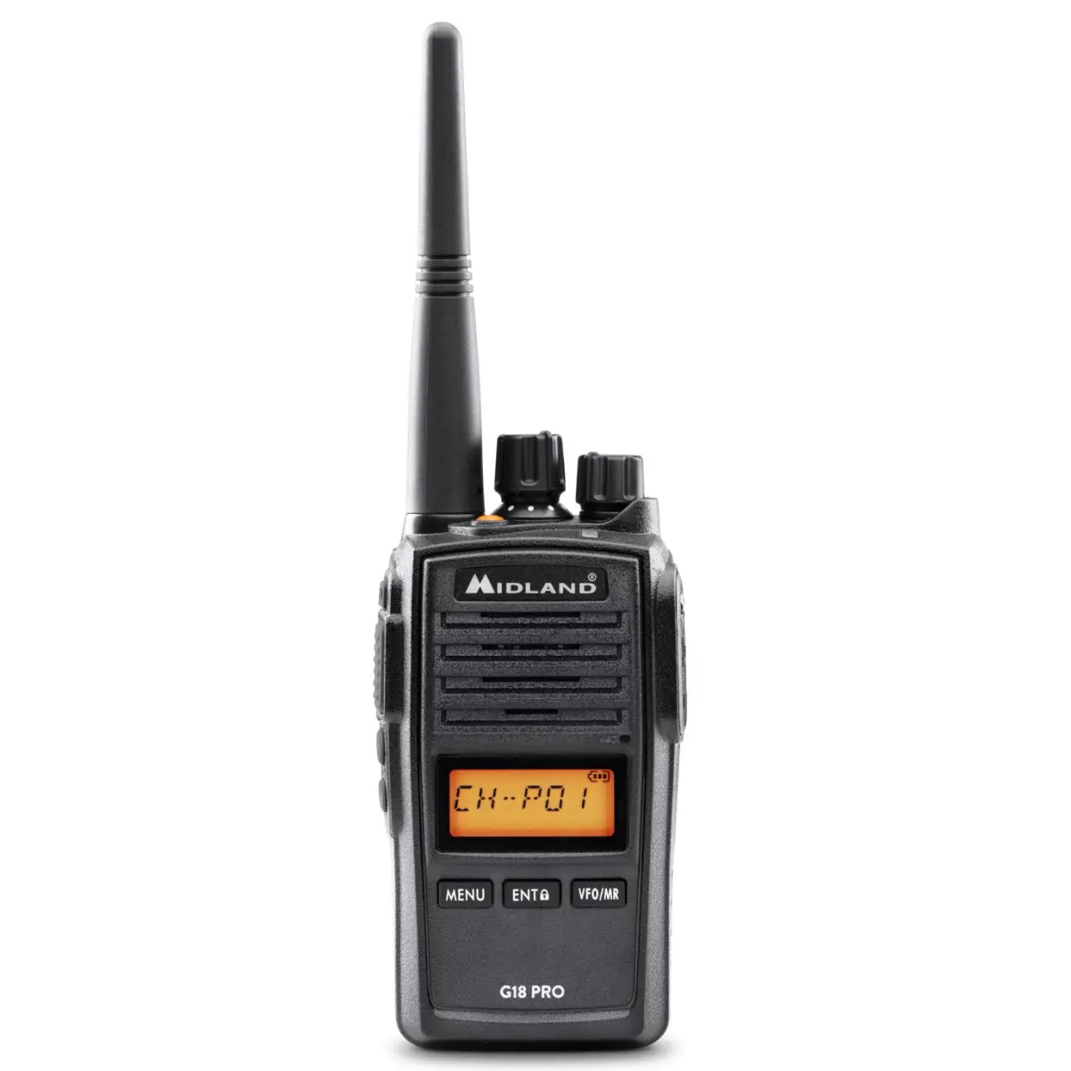  Pack de 4 Midland G18 Pro + Mallette de transport - Talkie walkie sans licence
