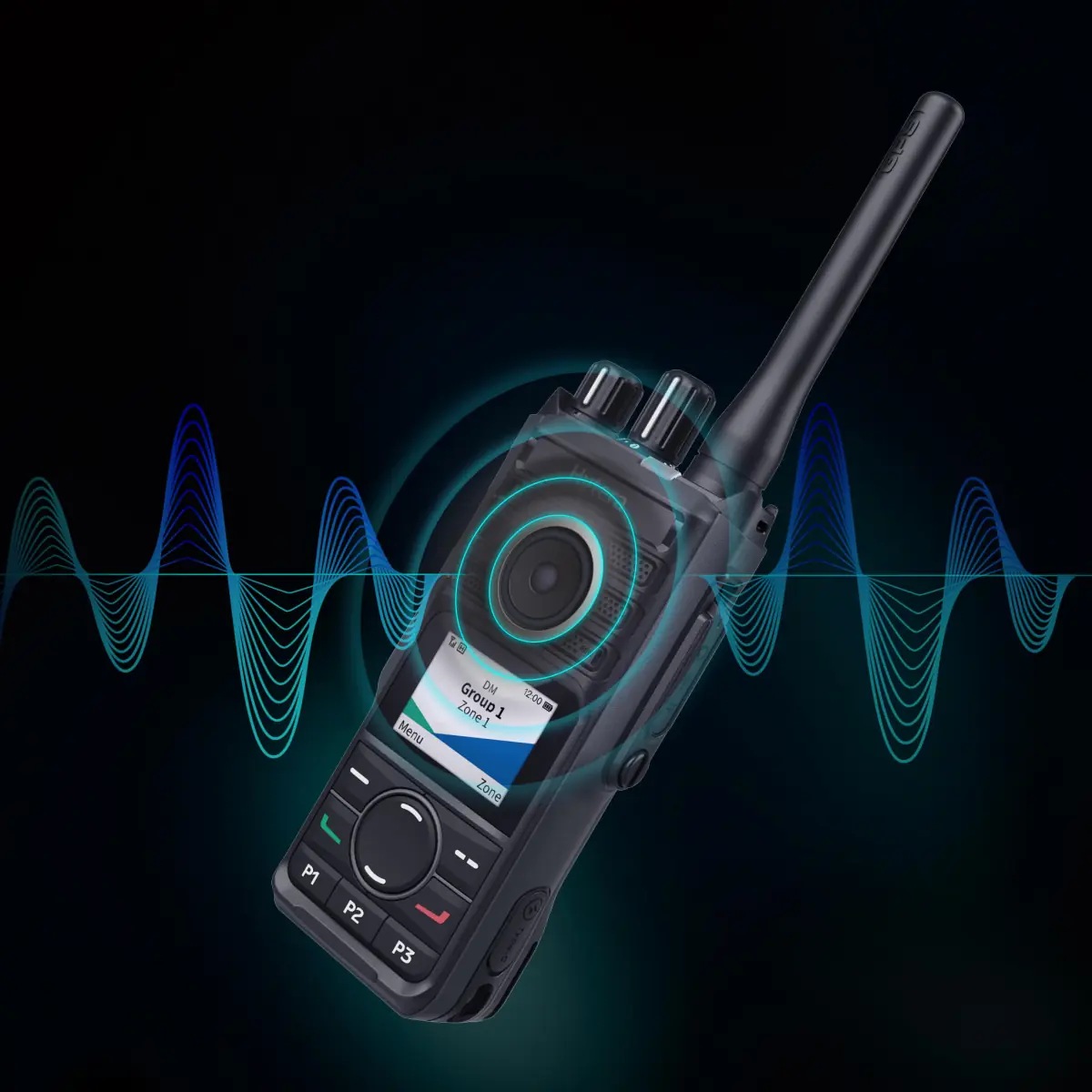 Hytera HP565 UHF - Talkie-walkie numérique avec licence - HP56X - Haut-parleur puissant