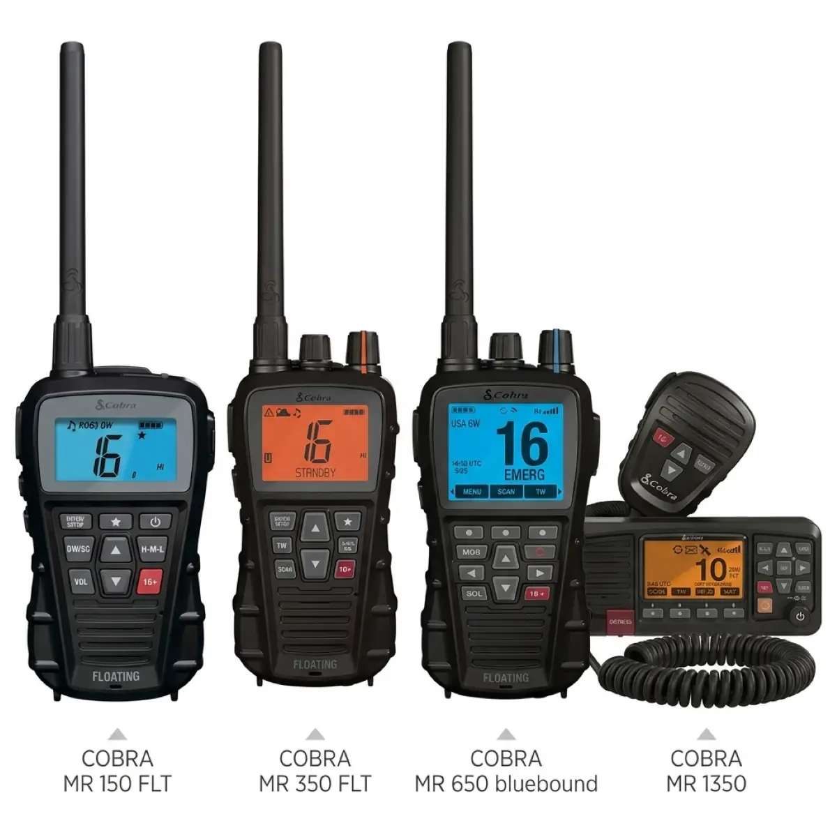 Gamme VHF Marine Cobra BlueBound