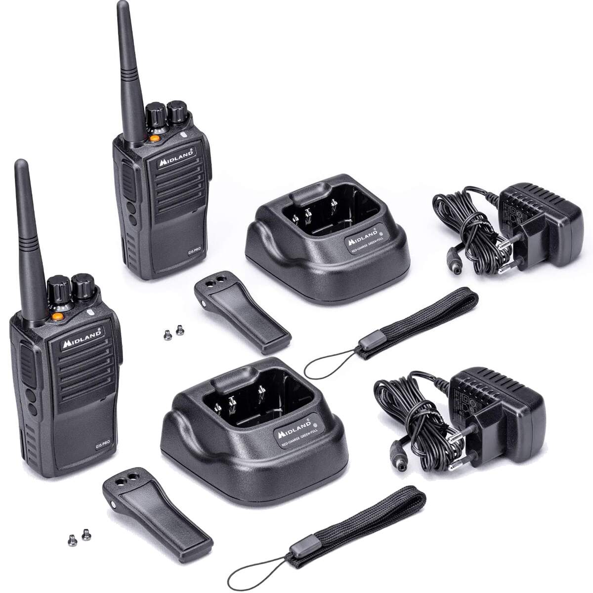 Pack de 2 Midland G15 Pro - Talkies walkies pro - C1127.03