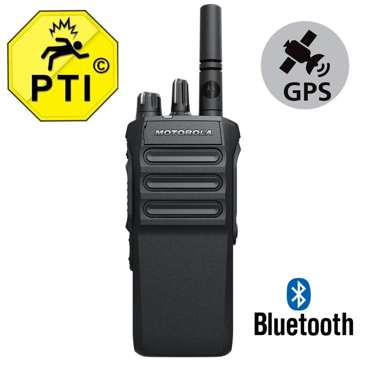 Motorola MOTOTRBO R7 PREMIUM  - talkie avec licence numérique, fréquences UHF - PTI BLUETOOTH GPS