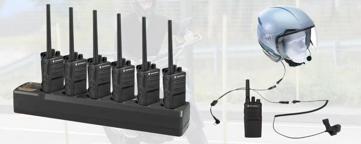 Motorola XT420 intercomkit zonder licentie met helmaccessoires