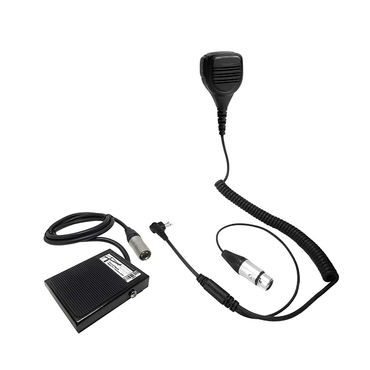 Motorola DP1400 analogique UHF + Pédale de grue - Pédale PTT pour conducteur de grue