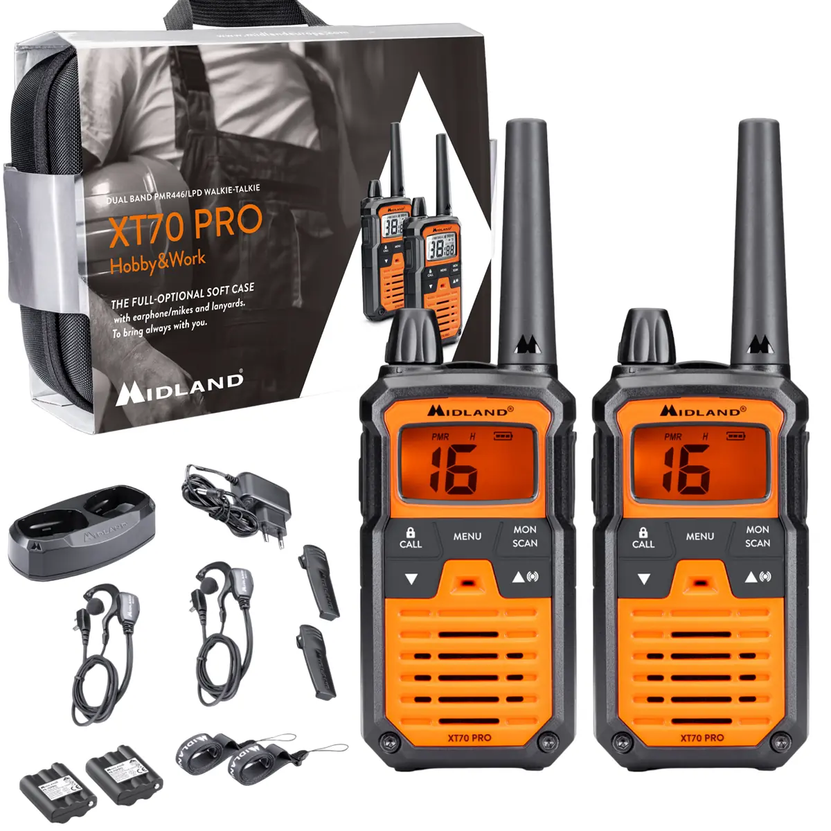 Midland XT70 Pro Hobby & Work - Talkie walkie pour la chasse