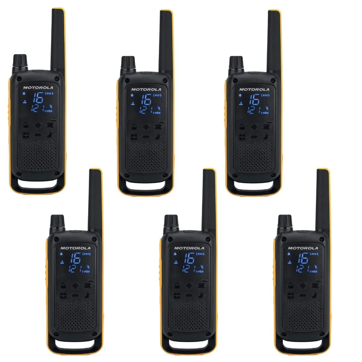 Pack de 6 Motorola T82 EXTREME - Talkie Walkie - B8P00811YDEMAG