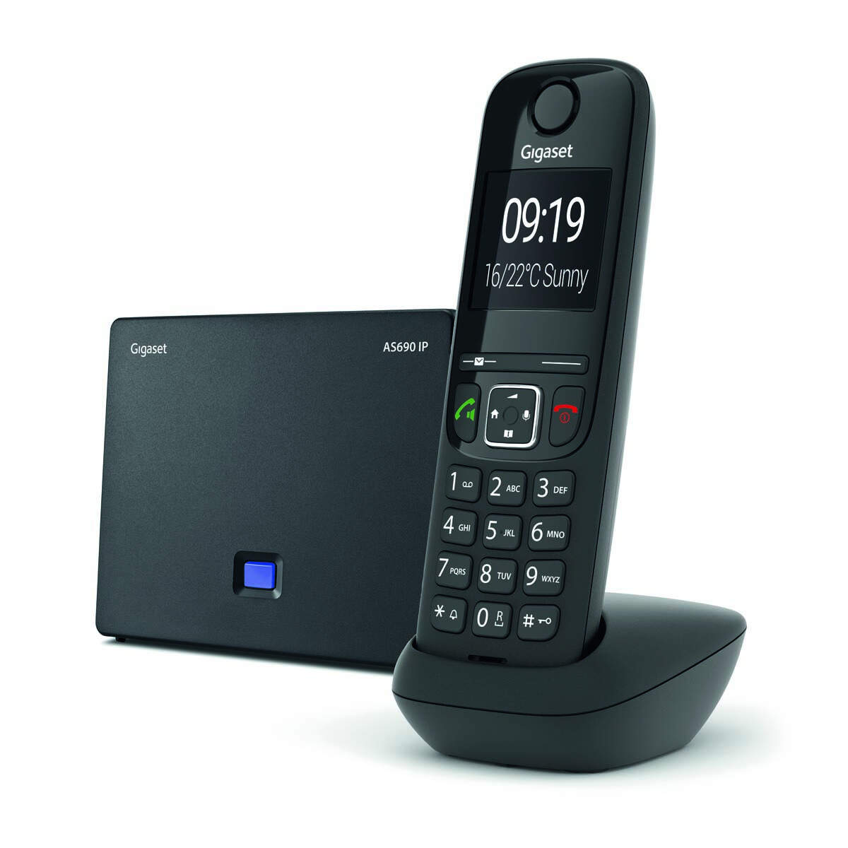 AS690A IP-telefoon pro DECT met 3 antwoordapparaten