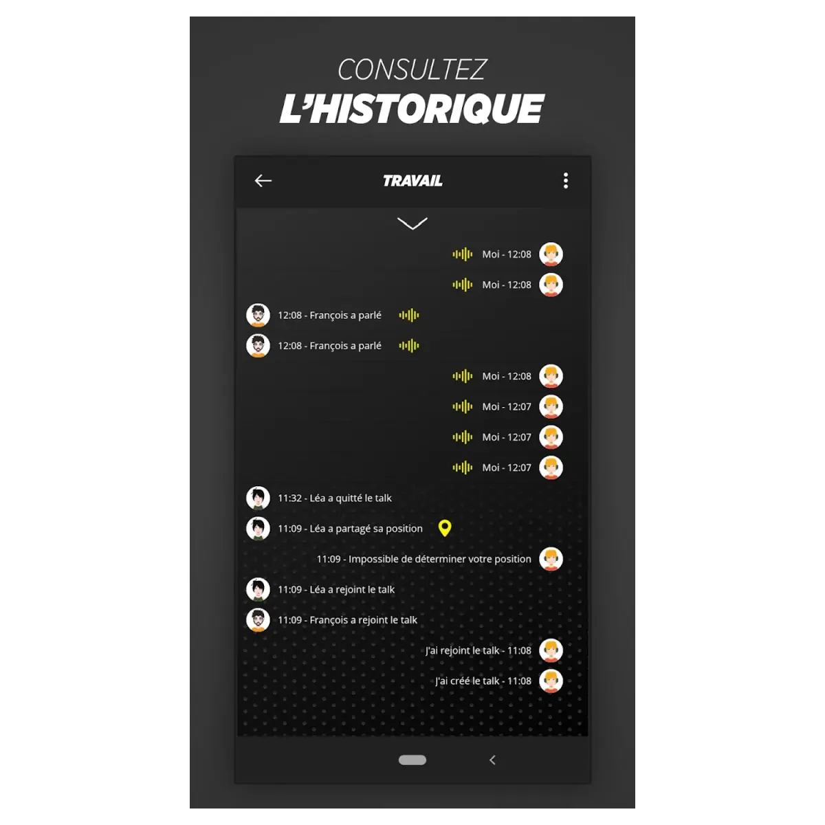 Crosscall X-Talk - application ptt
