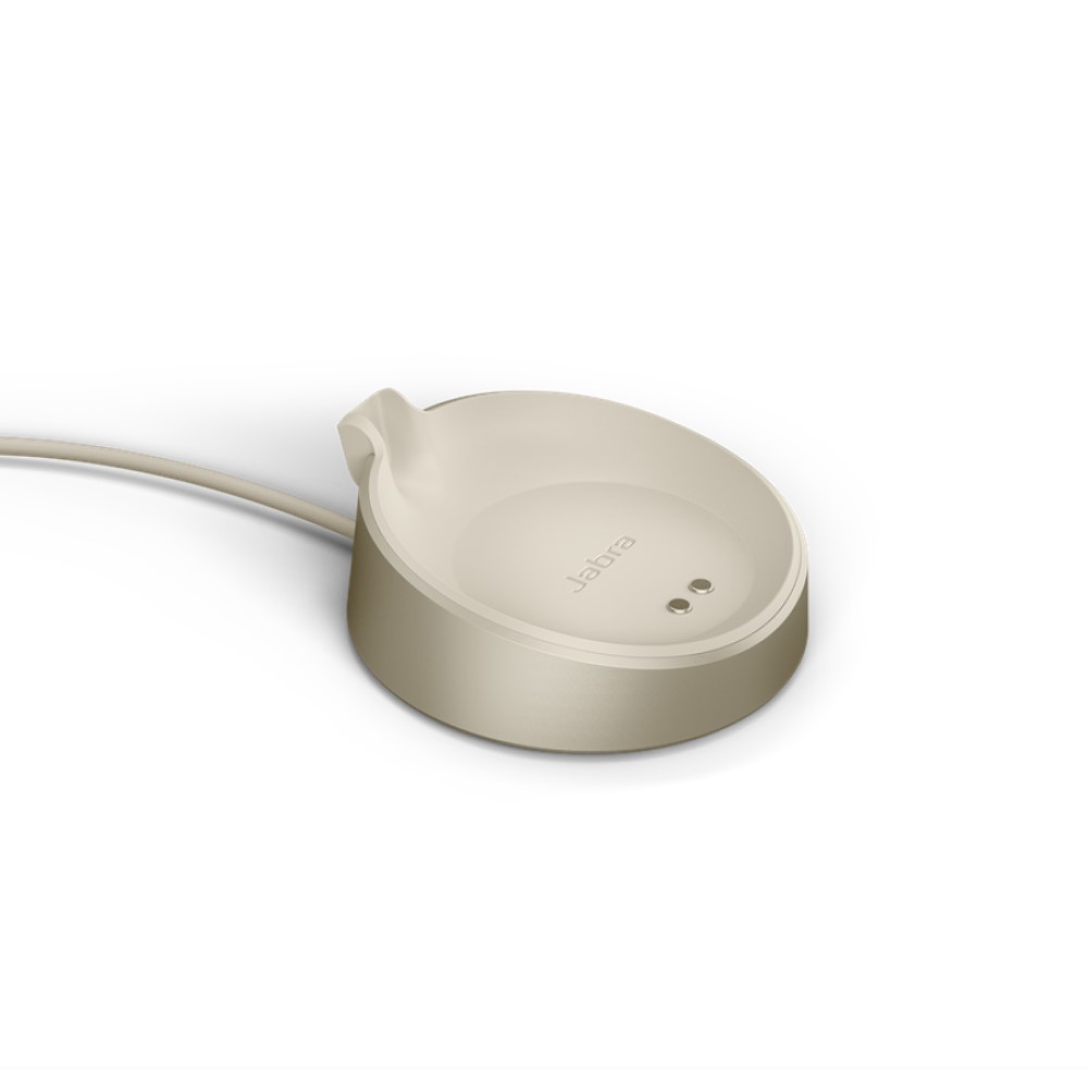 Jabra Evolve2 75 beige Bluetooth USB-A en basisstation