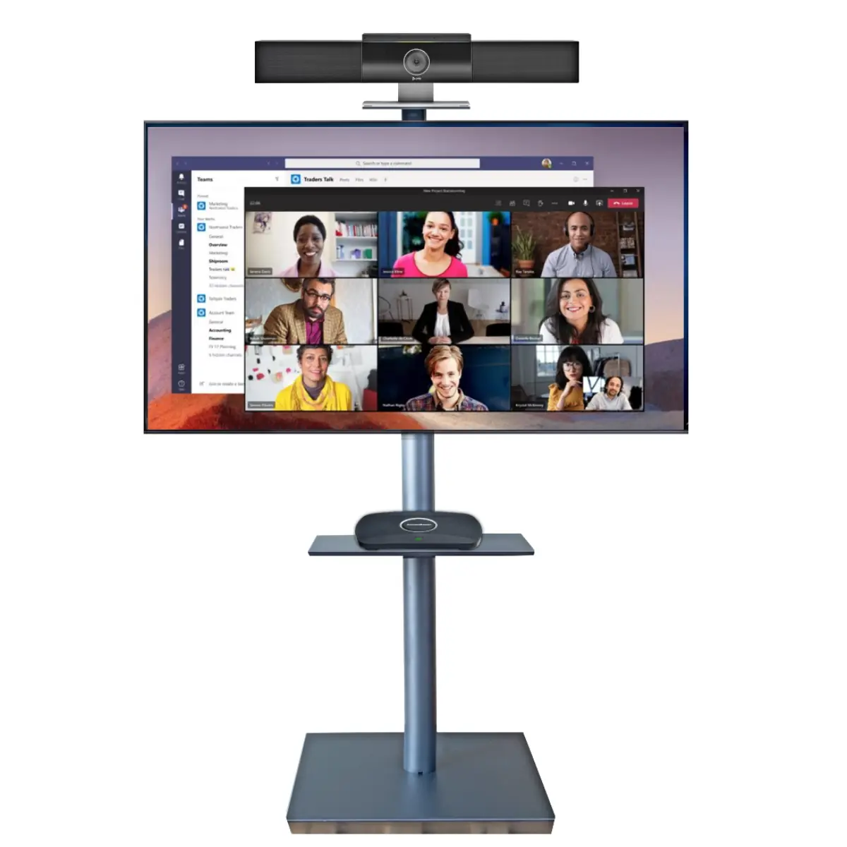 kit video conference draadloos Poly Samsung ScreenBeam