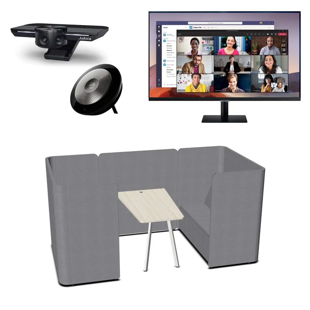 Kit Video Conference Plug & Play met meubels