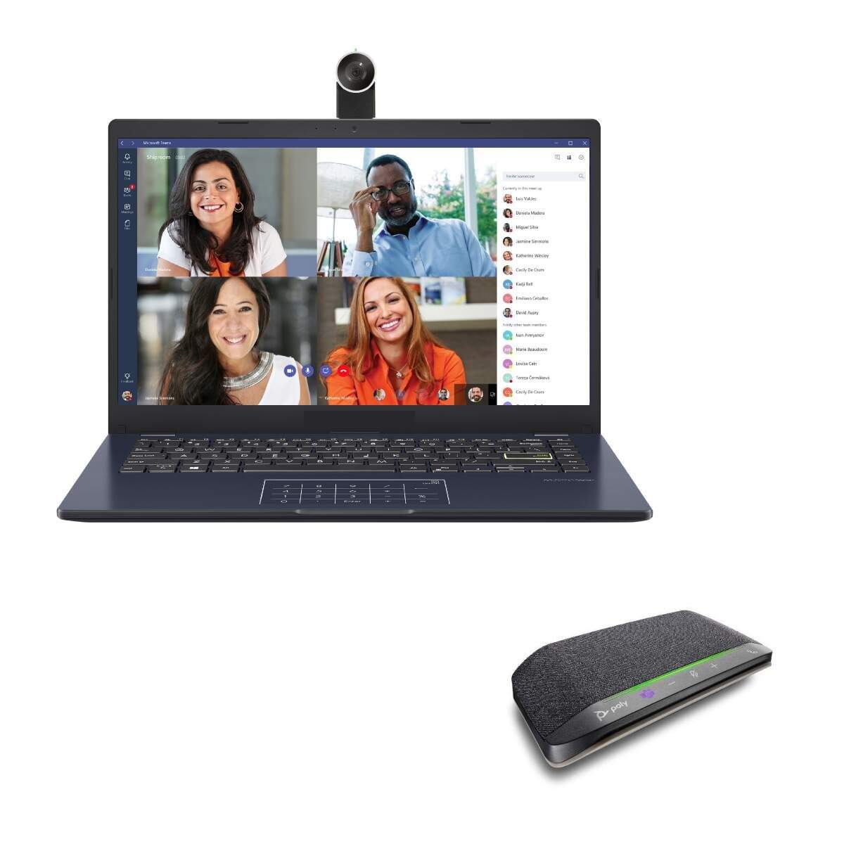 poly e-learning kit met camera en speakerphone