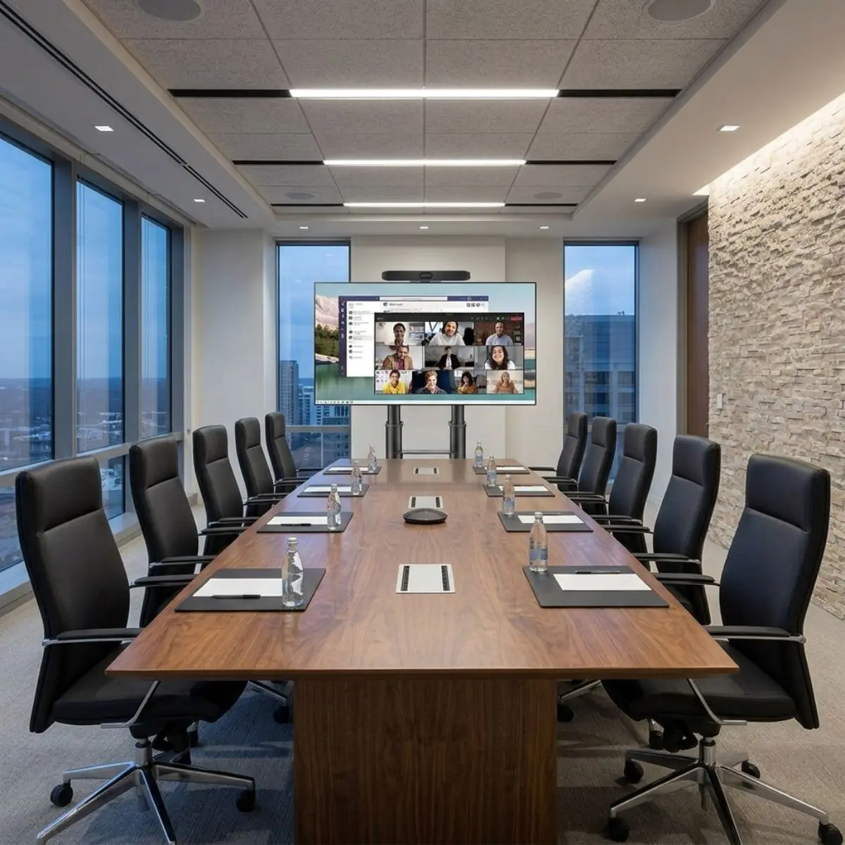 Kit visioconférence grande salle — vue d'ensemble