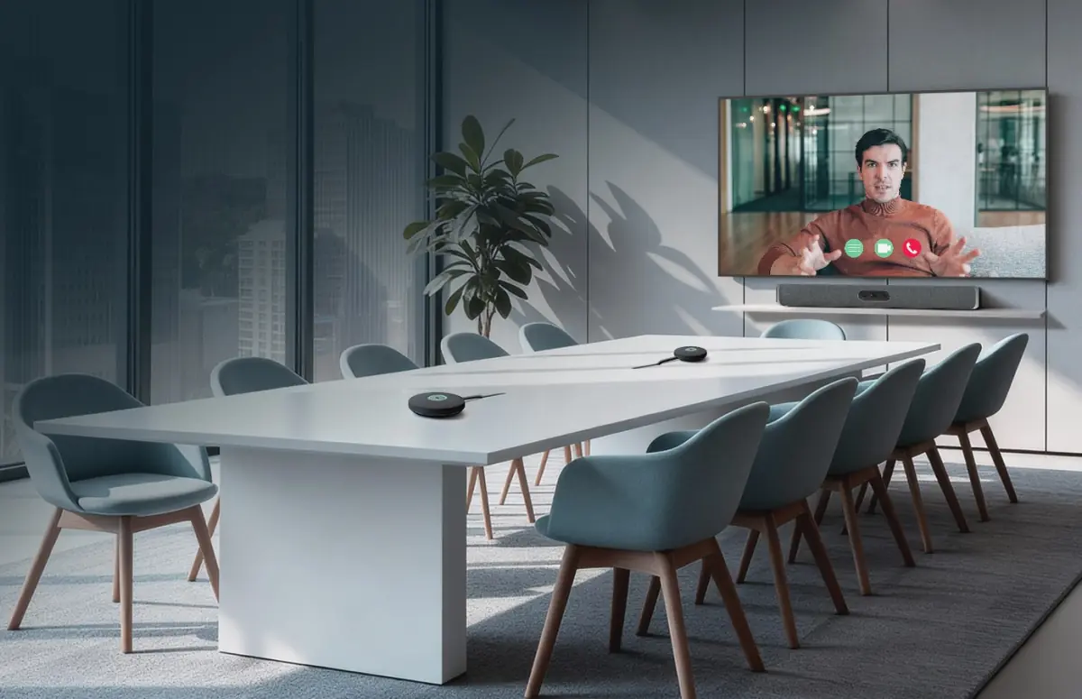 Réseau de 8 microphones et annulation de bruit AI