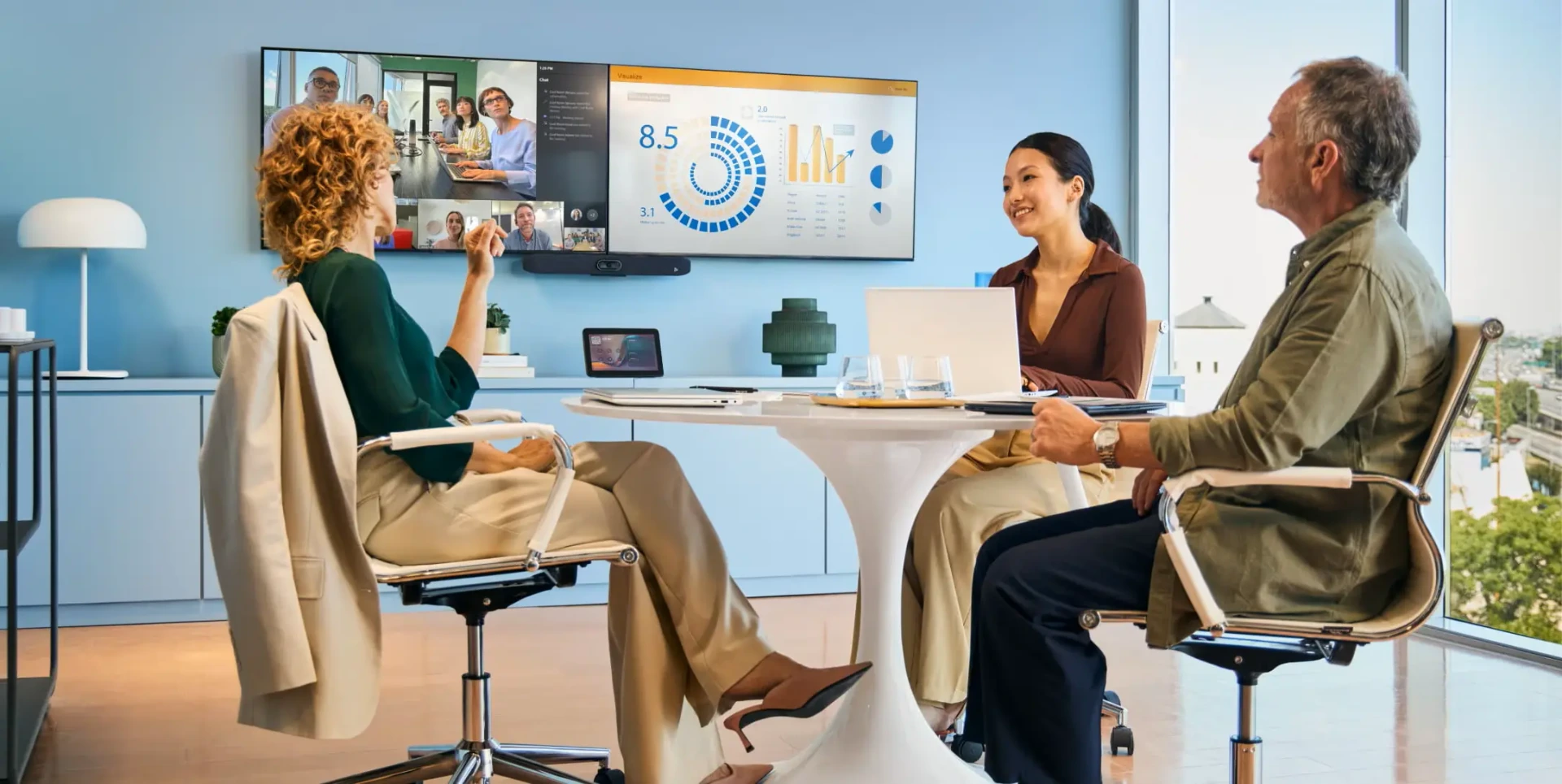 hp poly caméra avec IA